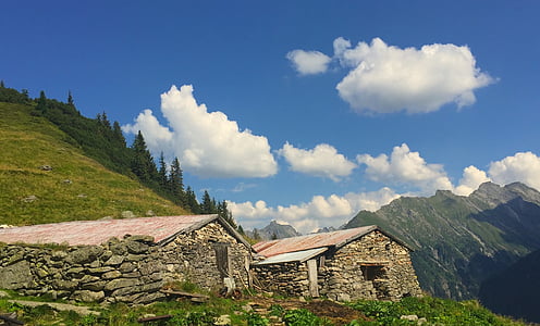 stall, alm, nature, mountain hut, alpine, hut, old