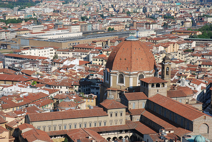 Firenze, Italia, Italia, monumenter, skulpturer, arkitektur, statuer