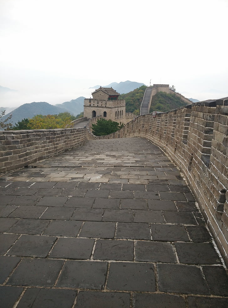 Kina, muren, City gate tower