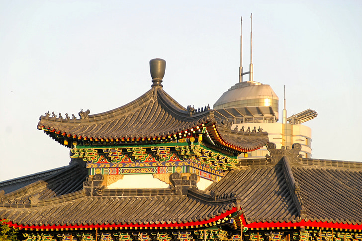 atap, Cina, naga, Kota terlarang, arsitektur, Beijing, Istana