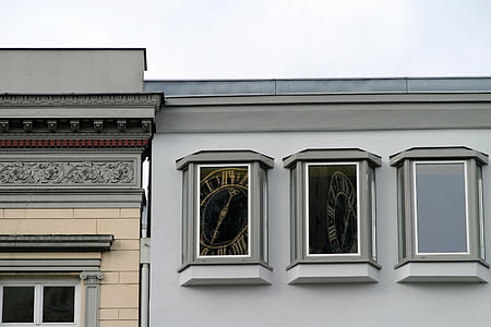 façade, Gable, Lübeck, Ligue hanséatique, Historiquement, vieille ville, maisons