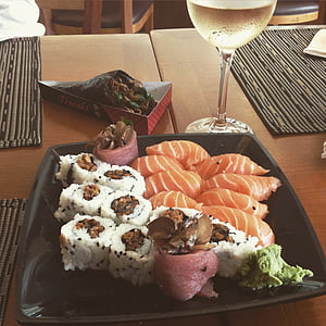 sushi, Sashimi, rollos de sushi, Asia, Japonés, alimentos, arroz