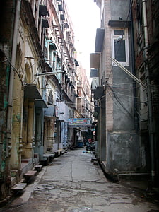 rua, Índia, Ásia, mercado, velho, Bazar