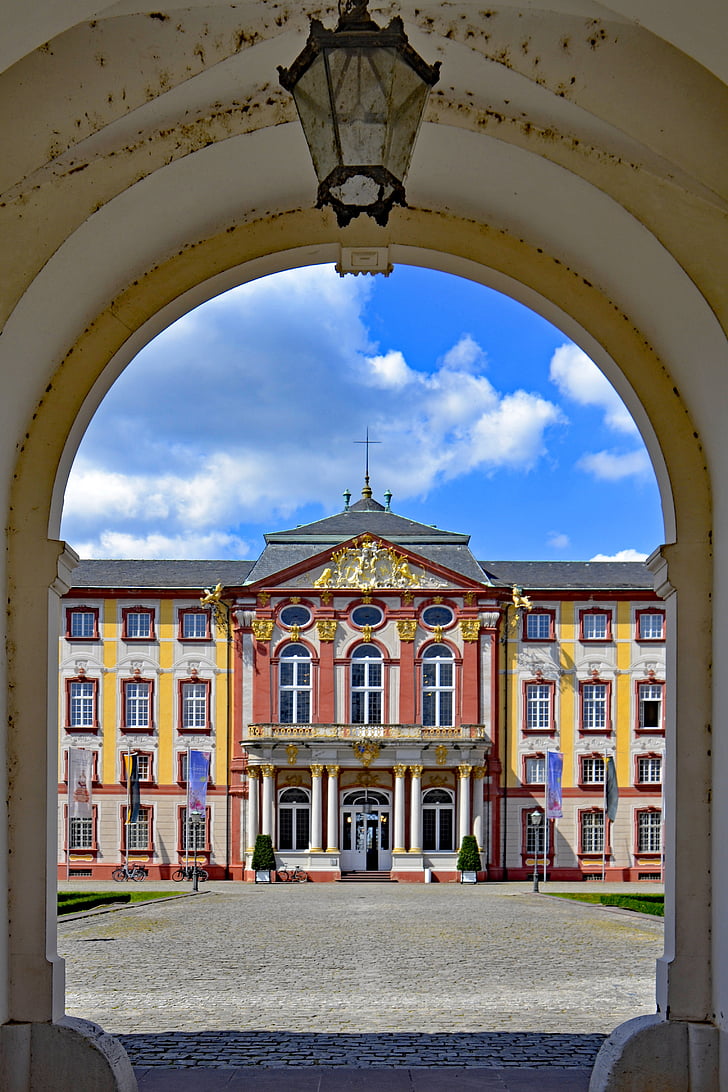 Bruchsal, Baden württemberg, Nemčija, grad, baročni, zanimivi kraji, arhitektura