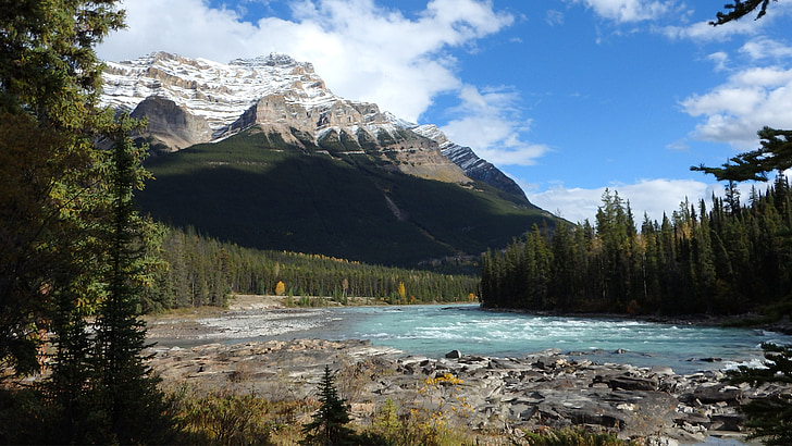 dekoracje, Kanada, Natura, góry, Alberta, krajobraz, pejzaż