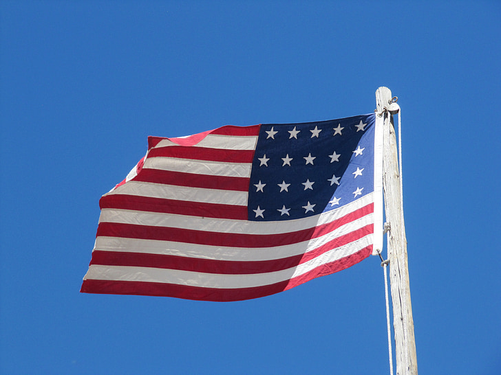 САЩ, ни флаг, флаг, Американски, САЩ, ивици, символ