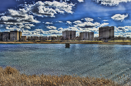 Druid hill park, Park, Baltimore, lilled, Lake, Aed, taimed