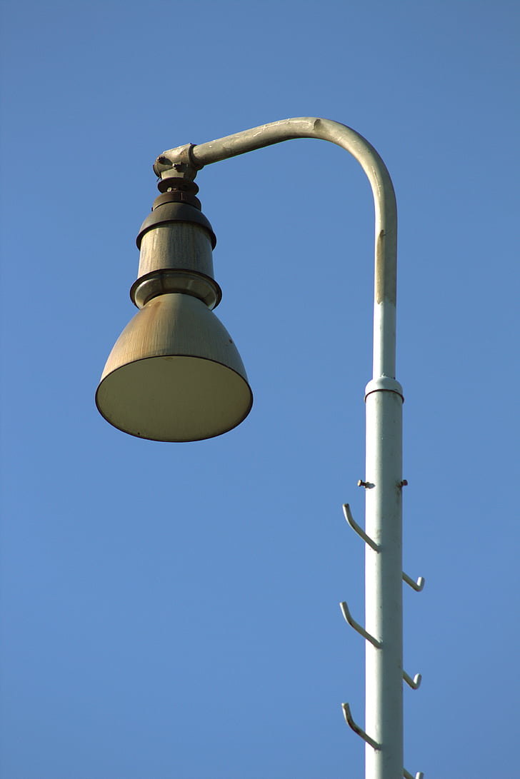 Station lampe, detaljer, gamle, teknologi, lys, Railway