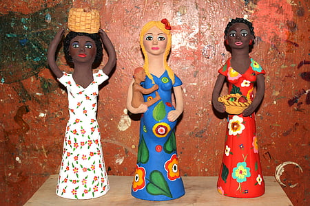 Puppen, Keramik, Handwerk, Kulturen, indigene Kultur