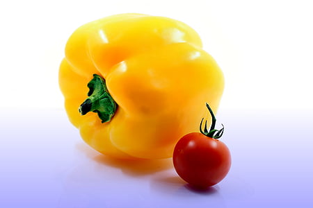 grøntsager, tomat, paprika, mad, kost, sund, friskhed af den