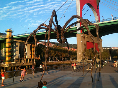 Bilbao, műemlékek, múzeumok, pók