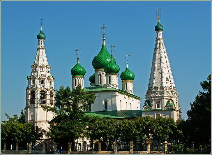 Temple, religió, arquitectura, Rússia, cúpula, viatge, tints simbolistes