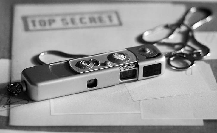 spy camera, spy, secret, top secret, technology, equipment, music