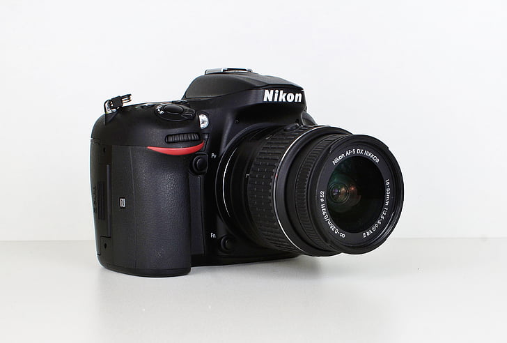 kaamera, Nikon, Nikon 7200, vana kaamera, fotoaparaat, foto, välklamp