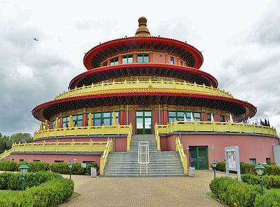 Pagoda, Kina, restaurang, om, arkitektur