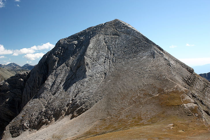 Pirin, Vihren-csúcs, Bansko, táj, ősz, rock, hegymászás