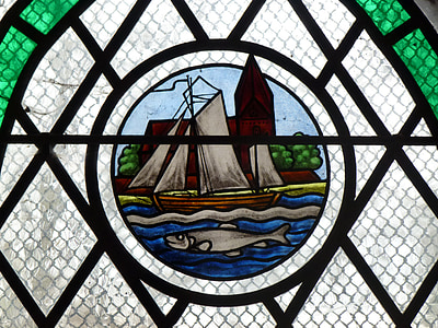venster, afbeelding, Gebrandschilderd glas, Glasraam, kerk venster, kerk, historisch