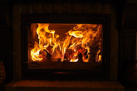 壁炉, 轮到, 热, 消防, 火焰, 烧伤, 木柴