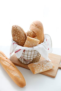 bread, baguettes, health, gourmet, food and drink, food, white background