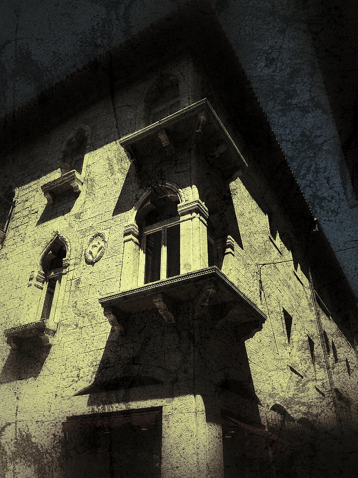 old town, middle ages, facade