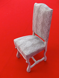 krzesło, tapicer, lin, Salon