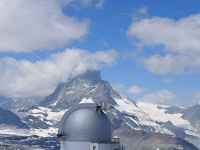 Matterhorn, Mountain, Schweiz, semester, landmärke, turism, Zermatt