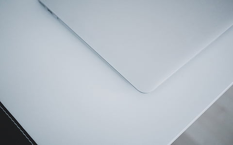 노트북, 브랜드 이름, 애플, 맥북에 어, 하얀
