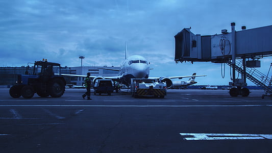 Αεροδρόμιο, Domodedovo, Μόσχα, Ρωσία, αεροπλάνο, Ural αέρα, Ural