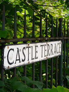 scotland, edinburgh, castle, historically, travel, fence, shield