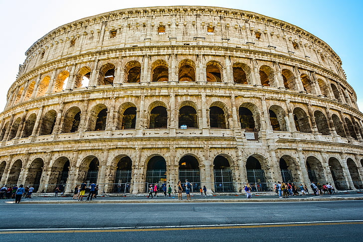 Rome, monument, Colosseum, Italië, Italiaans, Landmark, ruïnes