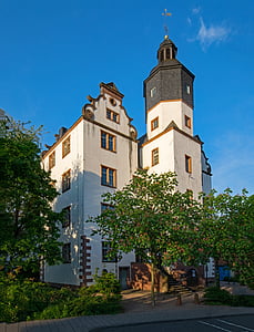 antic professor, Darmstadt, Hessen, Alemanya, l'escola, l'escola secundària, antic edifici