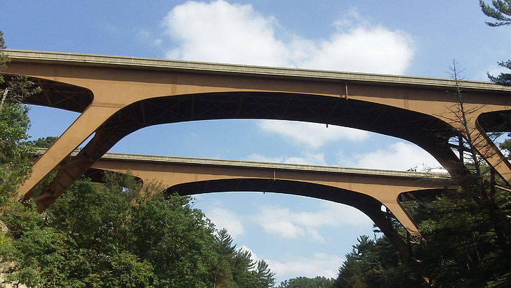 broer, speil innsjø wisconsin, Highway bridge