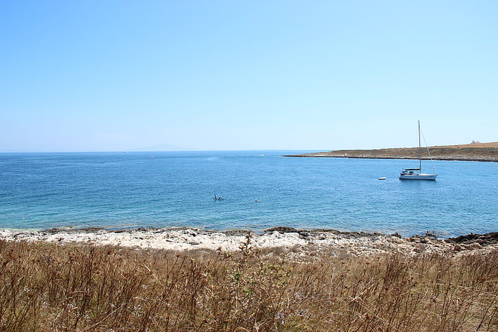 Ocean, Bay, loďou, Plachetnica, Bucht, Chorvátsko, kroatien