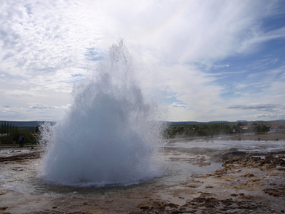 geyser, Islanda, paesaggio, Fontana, eruzione