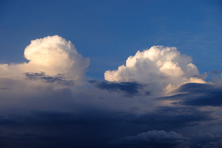 облаците, Гръмотевична Буря, небе, времето, буреносни облаци, природата, настроение