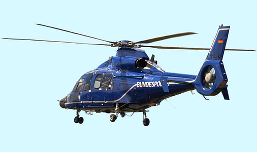 helikopter, Policija, policijski helikopter, letjeti, Rotori, lopatice rotora