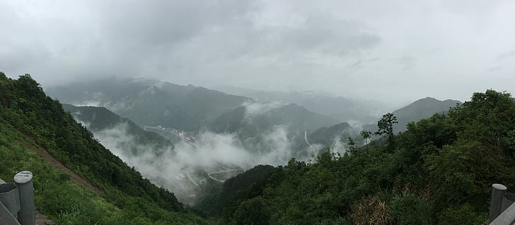 vrchol, Mountain, Cloud, dážď, Príroda, scenics, Príroda