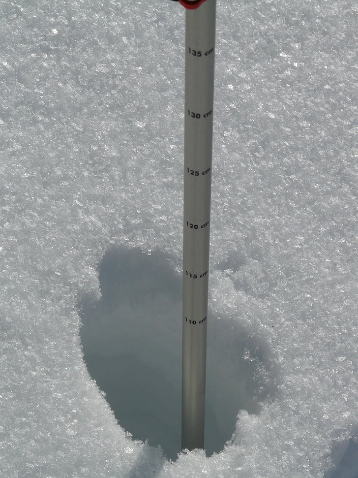 depth of snow, measurement, snow, winter, deep snow, icy, cold