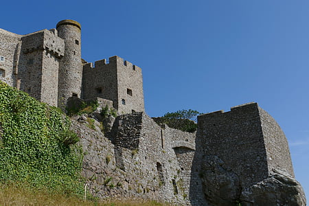 Samarreta, Castell, orgueil, Portuària, illa de jersey, Gorey, Històricament