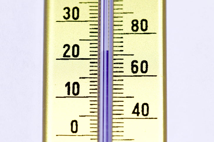 θερμόμετρο, πληρώσει, κλίμακα, επίπεδο υγρού, ο υδράργυρος, όργανο μέτρησης, θερμοκρασία