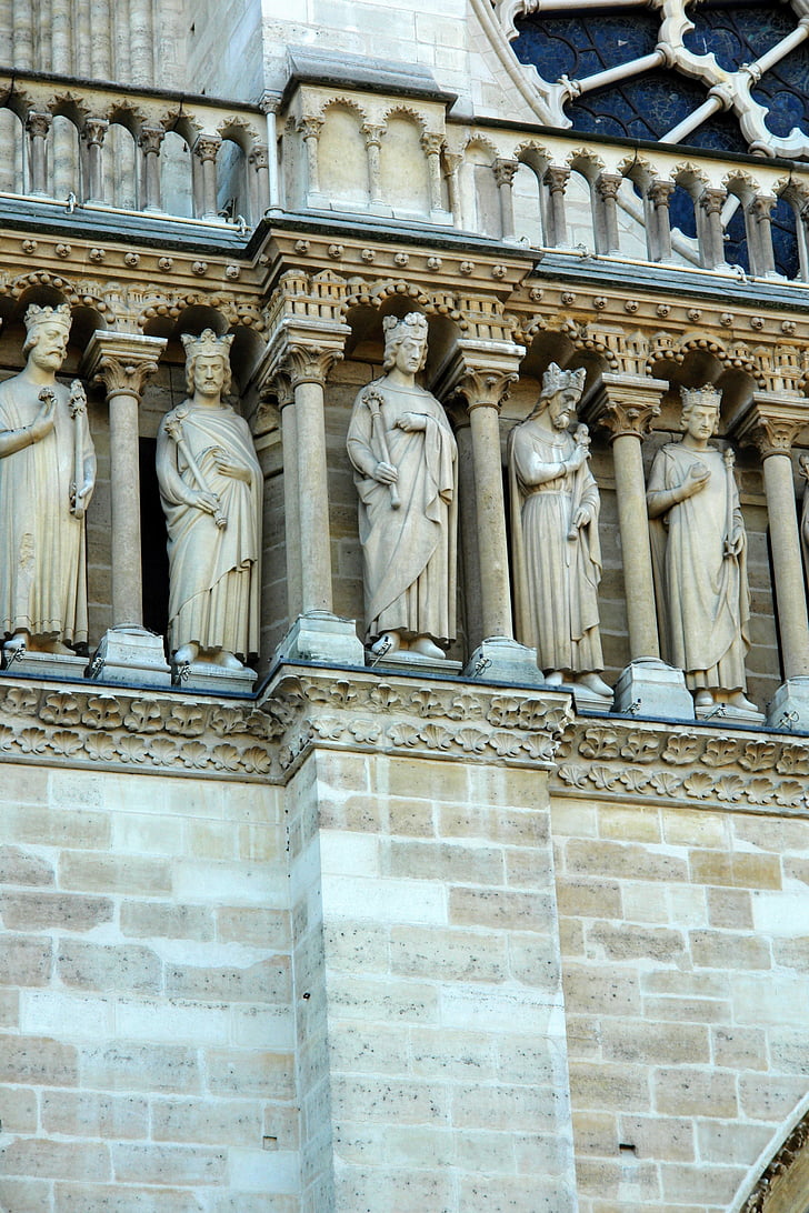 Frankreich, Paris, Kirche, West-rose, Detail