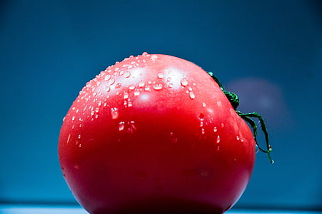 shallow, focus, photography, red, tomato, vegetables, food