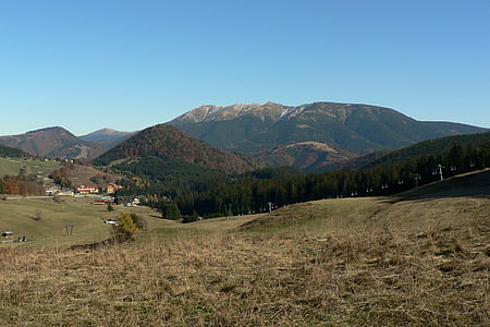 Slovakia, Donovaly, fjell, lave Tatra, mangy, natur, fjell