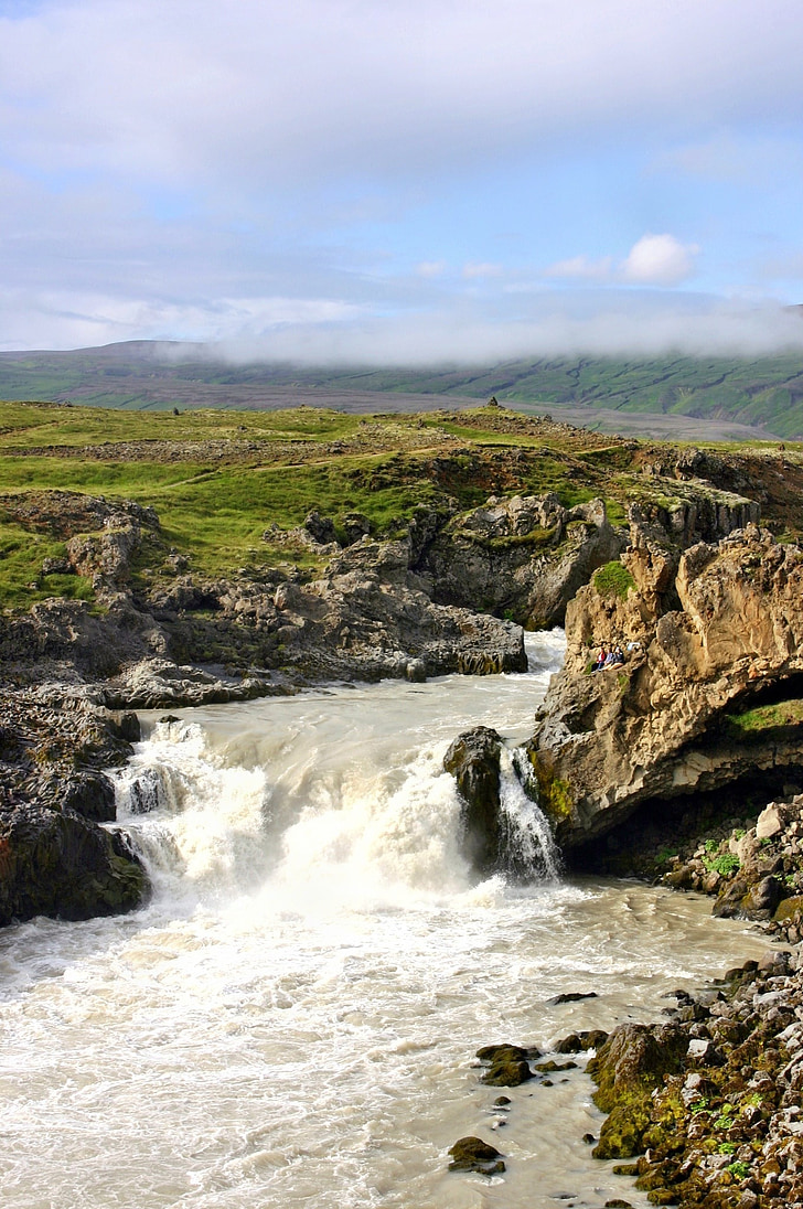 paesaggio, Islanda, fiume