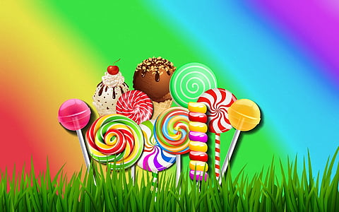wallpaper, background, colorful, candy, multi-colors