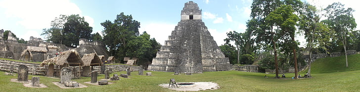 ruínas, Maia, México, lugar famoso, arquitetura, Ásia, história