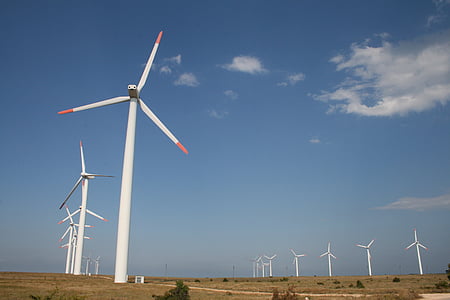 Větrná energie, vítr, elektřina, Bulharsko