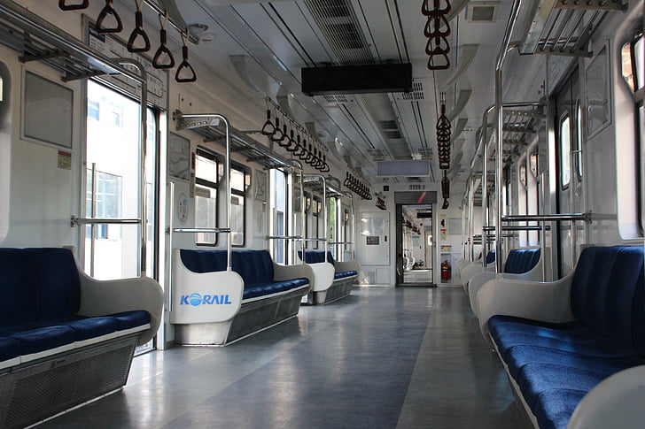 metro, Korėjos Respublika, Pietų Korėja metro, traukinių stotis, traukinys, geležinkelio, transportas