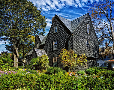 Huis van de zeven gevels, Salem, Massachusetts, Home, Landmark, historische, het platform