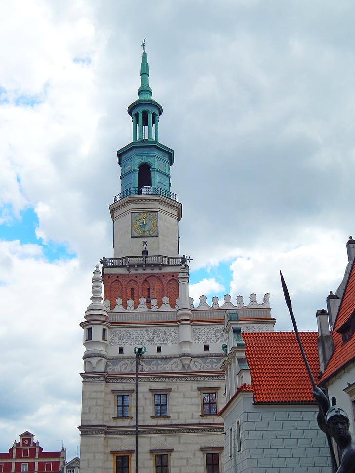 Poznan, ciutat, casc antic, arquitectura, Monument, gran ciutat, l'aigua